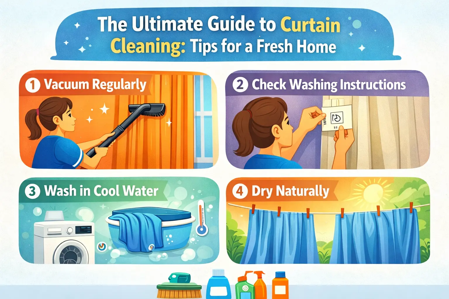 The Ultimate Guide to Curtain Cleaning: Tips for a Fresh Home